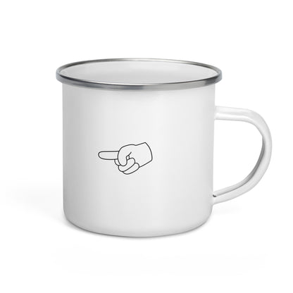 Point Me in the Direction of my Competition-Enamel Mug