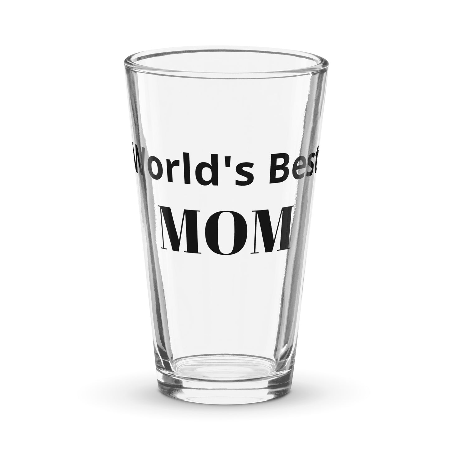 World's Best Mom- Shaker pint glass