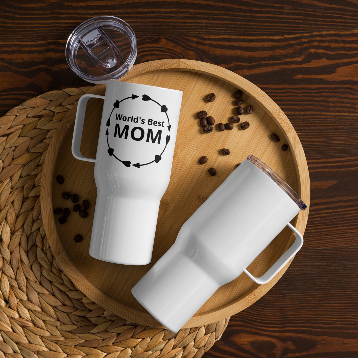 World's Best Mom- Travel mug with a handle