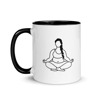 Meditation. Elevation.-Mug with Color Inside