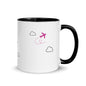 Catch Flights not Feeling's-  Pink or Black Inside Color Mug