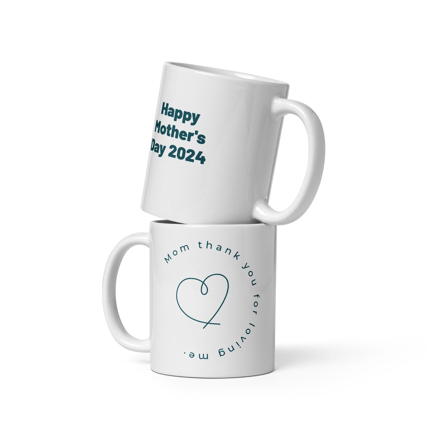 Mothers Day 2024 White glossy mug