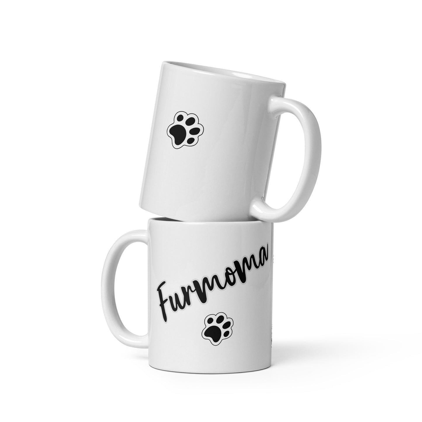 Furmoma- White glossy mug