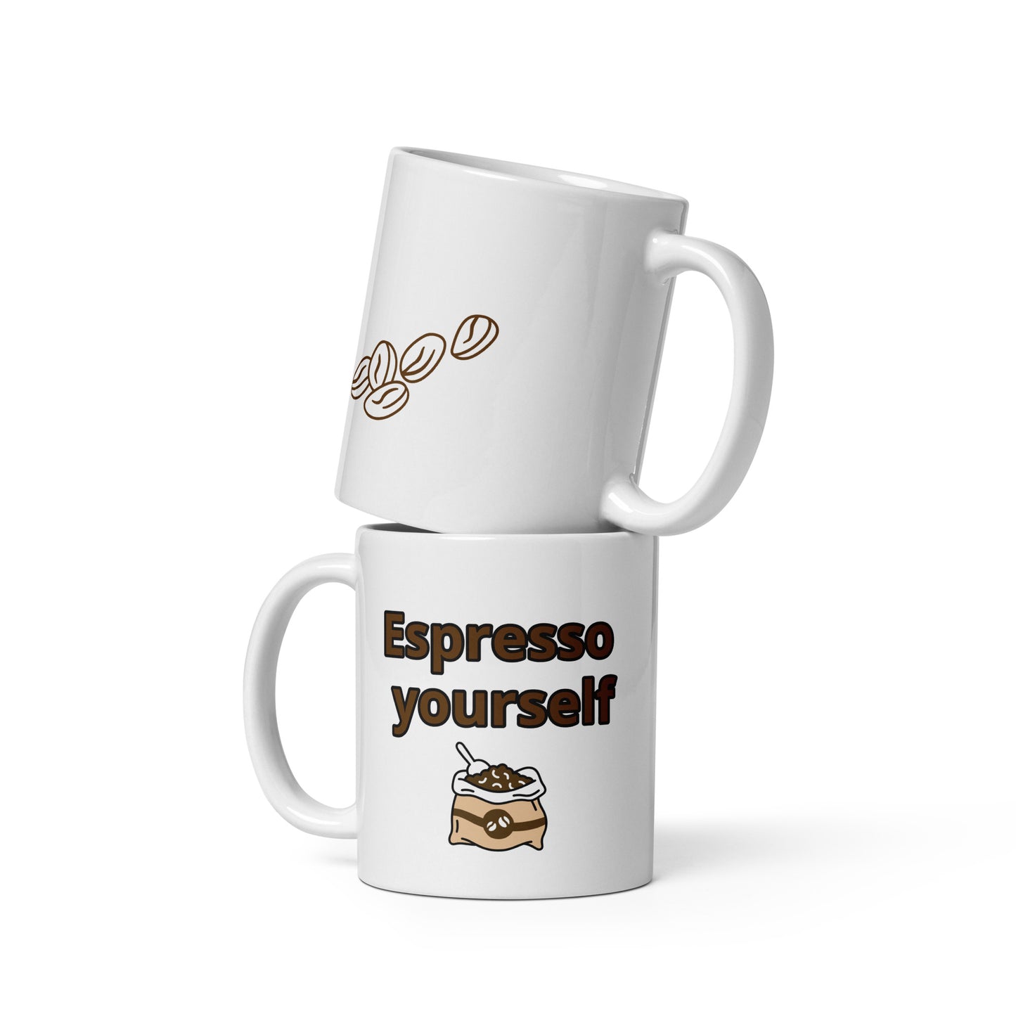 Espresso yourself -White glossy mug